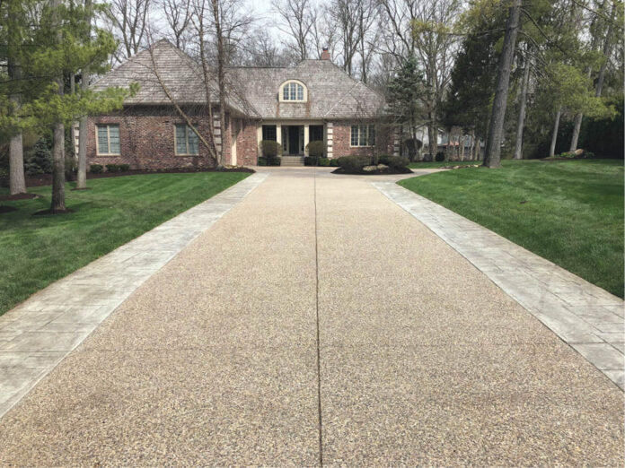exposed aggregate driveways